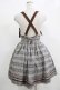 画像3: Amavel / チェック配色エンブレム刺繍スカート Free グレー H-25-12-12-1022-CA-SK-NS-ZH (3)