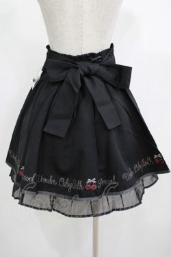 画像3: Amavel / Cherry Ribbonスカート Free ブラック H-25-12-12-1027-CA-SK-NS-ZH
