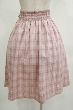 画像3: axes femme POETIQUE / レースアッププリーツ切替スカート M ピンク H-25-12-12-1028-AX-SK-NS-ZH