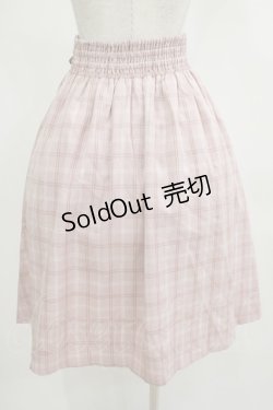 画像3: axes femme POETIQUE / レースアッププリーツ切替スカート M ピンク H-25-12-12-1028-AX-SK-NS-ZH