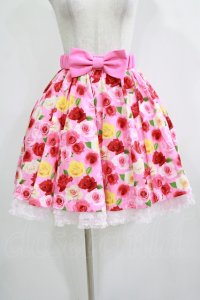 Angelic Pretty / ドレッシーローズスカート Free ピンク H-25-12-12-1030-AP-SK-NS-ZH