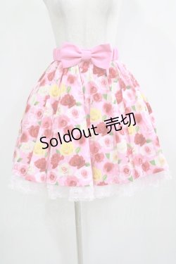 画像1: Angelic Pretty / ドレッシーローズスカート Free ピンク H-25-12-12-1030-AP-SK-NS-ZH