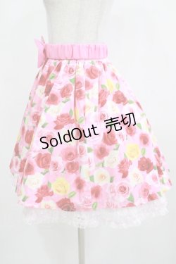 画像2: Angelic Pretty / ドレッシーローズスカート Free ピンク H-25-12-12-1030-AP-SK-NS-ZH