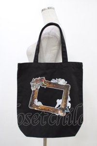 Estrellas / プリントトート  黒 H-25-12-12-011-EL-BG-KB-ZH