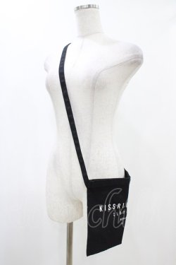画像2: KRY CLOTHING / プリントサコッシュ  黒 H-25-12-12-014-EL-BG-KB-ZH