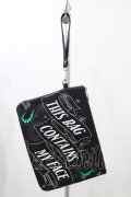 KILL STAR / Toiletry bag  黒 H-25-12-12-015-SL-BG-KB-ZH