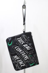 KILL STAR / Toiletry bag  黒 H-25-12-12-015-SL-BG-KB-ZH