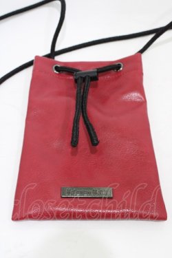 画像3: Moi-meme-Moitie / ロゴプレートミニショルダーバッグ  赤 H-25-12-12-018-MO-BG-KB-ZH