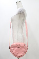 MILK / ハートスタッズショルダーバッグ  ピンク H-25-12-12-020-ML-BG-KB-ZH
