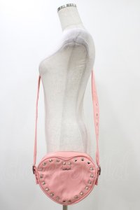 MILK / ハートスタッズショルダーバッグ  ピンク H-25-12-12-020-ML-BG-KB-ZH