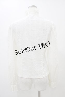 画像2: Moi-meme-Moitie / プリーツフリルブラウス 2 オフ H-25-12-12-023-MO-BL-KB-ZH