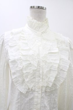 画像4: Moi-meme-Moitie / プリーツフリルブラウス 2 オフ H-25-12-12-023-MO-BL-KB-ZH