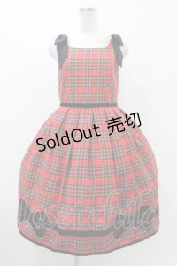 Emily Temple cute / Holidayノースリーブワンピース  レッド H-25-12-12-024-ET-OP-KB-ZH