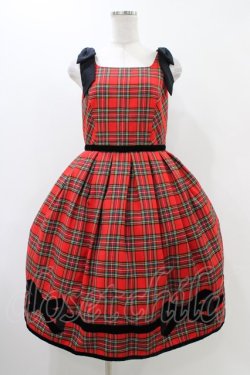 画像1: Emily Temple cute / Holidayノースリーブワンピース  レッド H-25-12-12-024-ET-OP-KB-ZH