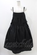 Candy Stripper / SWEET THINGS CAMISOLEワンピース  ブラック H-25-12-12-025-PU-OP-KB-ZH