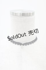 MILK / クロスチャームレースチョーカー  ブラック H-25-12-12-004-ML-AC-KB-ZH