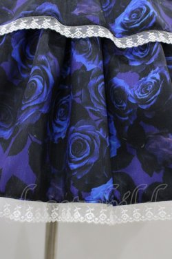 画像4: Moi-meme-Moitie / 青薔薇3段ティアードスカート  ブルー H-25-12-12-027-MO-SK-KB-ZH