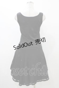 画像2: h.Jelly HONEY / フロント編上ワンピース  黒×紫 H-25-12-12-031-HN-OP-KB-ZH