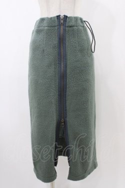 画像1: LAND by MILK BOY / LAND LONG BOA SKIRT  カーキ H-25-12-12-032-0-SK-KB-ZH