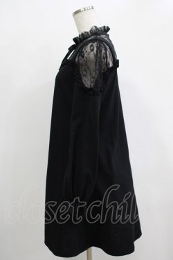 画像2: Jamie エーエヌケー / レース切替カットワンピース M ブラック H-25-12-13-1025-LO-OP-NS-ZH