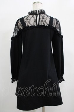 画像3: Jamie エーエヌケー / レース切替カットワンピース M ブラック H-25-12-13-1025-LO-OP-NS-ZH