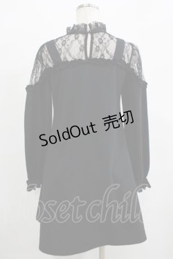 画像3: Jamie エーエヌケー / レース切替カットワンピース M ブラック H-25-12-13-1025-LO-OP-NS-ZH