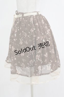 画像2: an another angelus / シフォンスカート Free ブラウン H-25-12-13-1026-CA-SK-NS-ZH