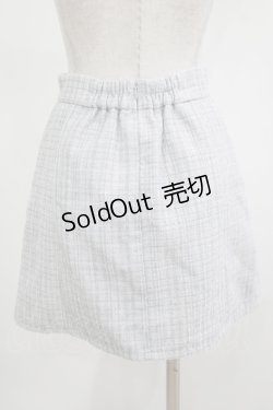 画像3: Ank Rouge / パールフラップラメツイードSK M サックス H-25-12-13-1027-CA-SK-NS-ZH