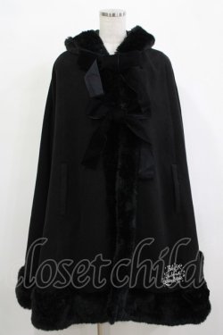 画像1: BABY,THE STARS SHINE BRIGHT / 雪の女王マントII Free ブラック H-25-12-13-1028-BA-CO-NS-ZH