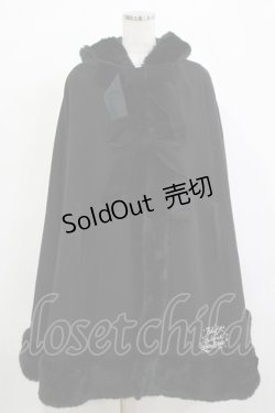 画像1: BABY,THE STARS SHINE BRIGHT / 雪の女王マントII Free ブラック H-25-12-13-1028-BA-CO-NS-ZH