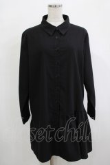 Jamie エーエヌケー / アシメシャツワンピース M ブラック H-25-12-13-1029-LO-OP-NS-ZH