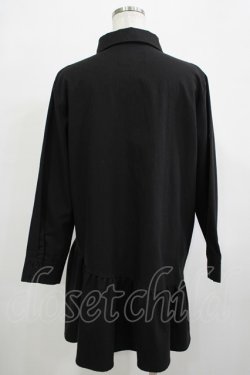 画像3: Jamie エーエヌケー / アシメシャツワンピース M ブラック H-25-12-13-1029-LO-OP-NS-ZH