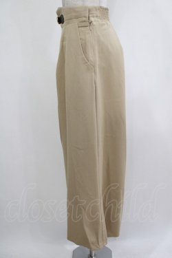 画像2: an another angelus / フロントベルト使いワイドパンツ Free BEIGE H-25-12-13-1032-CA-PA-NS-ZH