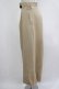 画像2: an another angelus / フロントベルト使いワイドパンツ Free BEIGE H-25-12-13-1032-CA-PA-NS-ZH (2)