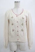 Fi.n.t / プチローズカーディガン Free アイボリー H-25-12-13-1033-CA-TO-NS-ZH