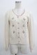 画像1: Fi.n.t / プチローズカーディガン Free アイボリー H-25-12-13-1033-CA-TO-NS-ZH (1)