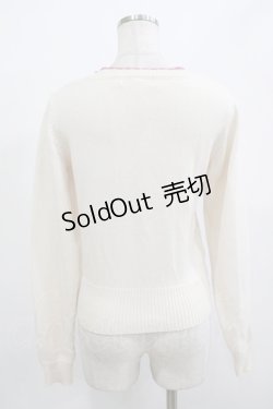 画像3: Fi.n.t / プチローズカーディガン Free アイボリー H-25-12-13-1033-CA-TO-NS-ZH