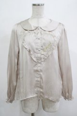 Fi.n.t / ハートフリルブラウス Free PINK BEIGE H-25-12-13-1035-CA-BL-NS-ZH