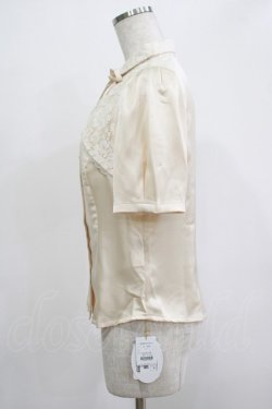 画像2: an another angelus / レース重ねダイヤ開きブラウス Free IVORY H-25-12-13-1037-CA-BL-NS-ZH