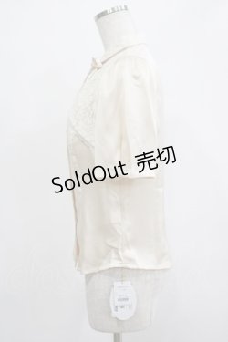 画像2: an another angelus / レース重ねダイヤ開きブラウス Free IVORY H-25-12-13-1037-CA-BL-NS-ZH