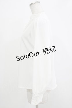 画像2: an another angelus / ストライプレースヨークブラウス Free OFF WHITE H-25-12-13-1038-CA-BL-NS-ZH