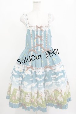 画像1: metamorphose / 【プラスサイズ】Dreamy Little Farm はしごレースフリルジャンパースカート プラスサイズ グリーン H-25-12-13-1004-ME-OP-NS-ZH