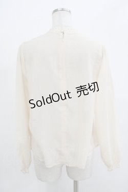 画像3: an another angelus / ローズ刺繍ブラウス Free IVORY H-25-12-13-1039-CA-BL-NS-ZH