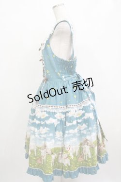 画像2: metamorphose / 【プラスサイズ】Dreamy Little Farm はしごレースフリルジャンパースカート プラスサイズ グリーン H-25-12-13-1004-ME-OP-NS-ZH