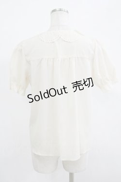 画像3: Fi.n.t / スカラップブラウス Free IVORY H-25-12-13-1043-CA-BL-NS-ZH