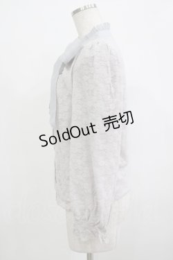 画像2: evelyn / ボウタイレーストップス Free アイスグレー H-25-12-13-1045-LO-TO-NS-ZH