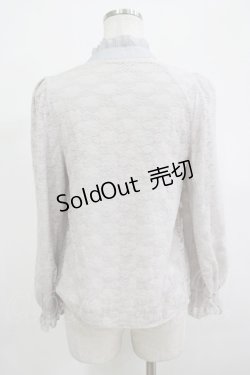 画像3: evelyn / ボウタイレーストップス Free アイスグレー H-25-12-13-1045-LO-TO-NS-ZH