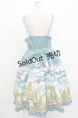 画像3: metamorphose / 【プラスサイズ】Dreamy Little Farm はしごレースフリルジャンパースカート プラスサイズ グリーン H-25-12-13-1004-ME-OP-NS-ZH