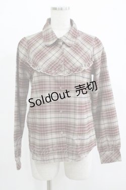 画像1: Fi.n.t / チェックブラウス Free ベージュ H-25-12-13-1047-CA-BL-NS-ZH