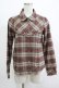 画像1: Fi.n.t / チェックブラウス Free ベージュ H-25-12-13-1047-CA-BL-NS-ZH (1)